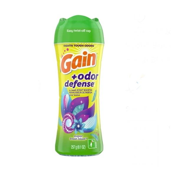 gain Other - Gain In Wash Fabric Scent Booster Beads + Odor Defense SUPER FRESH BLAST 9.1 oz
